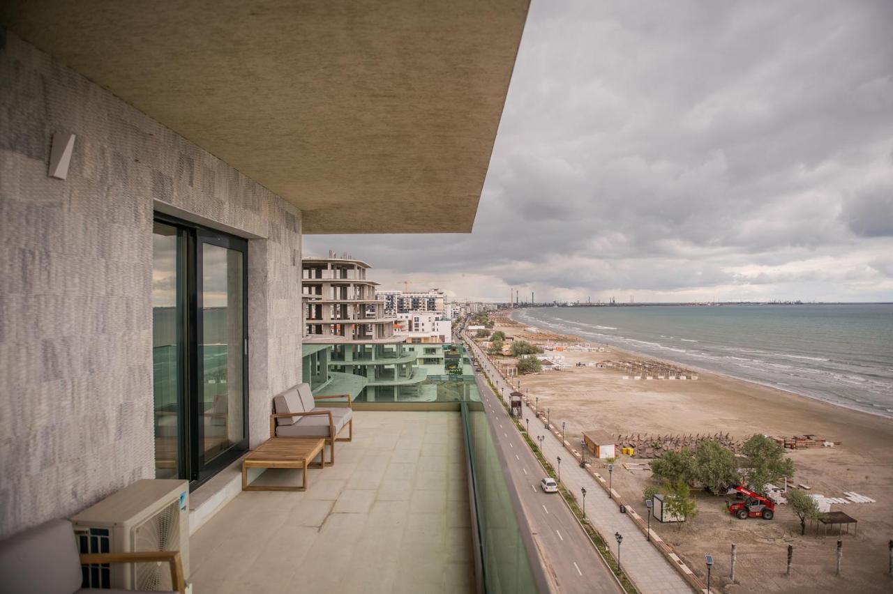 Năvodari Luxury Promenada Apartment - Frontal Beachfront Mamaia Nord מראה חיצוני תמונה